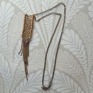 Vintage Art Deco Revival Geometric Necklace